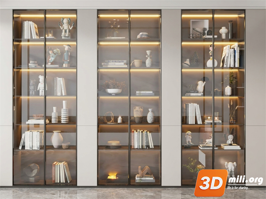Decorative cabinet Skp Files